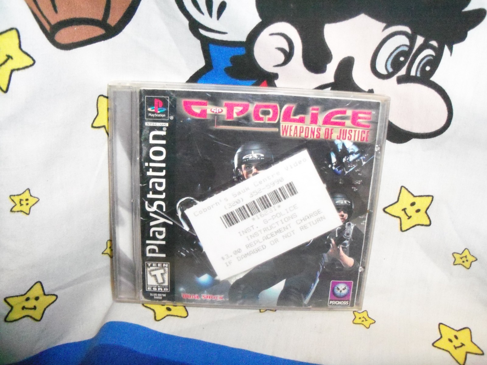 Playstation G-Police Weapons of Justice Game COMPLETE