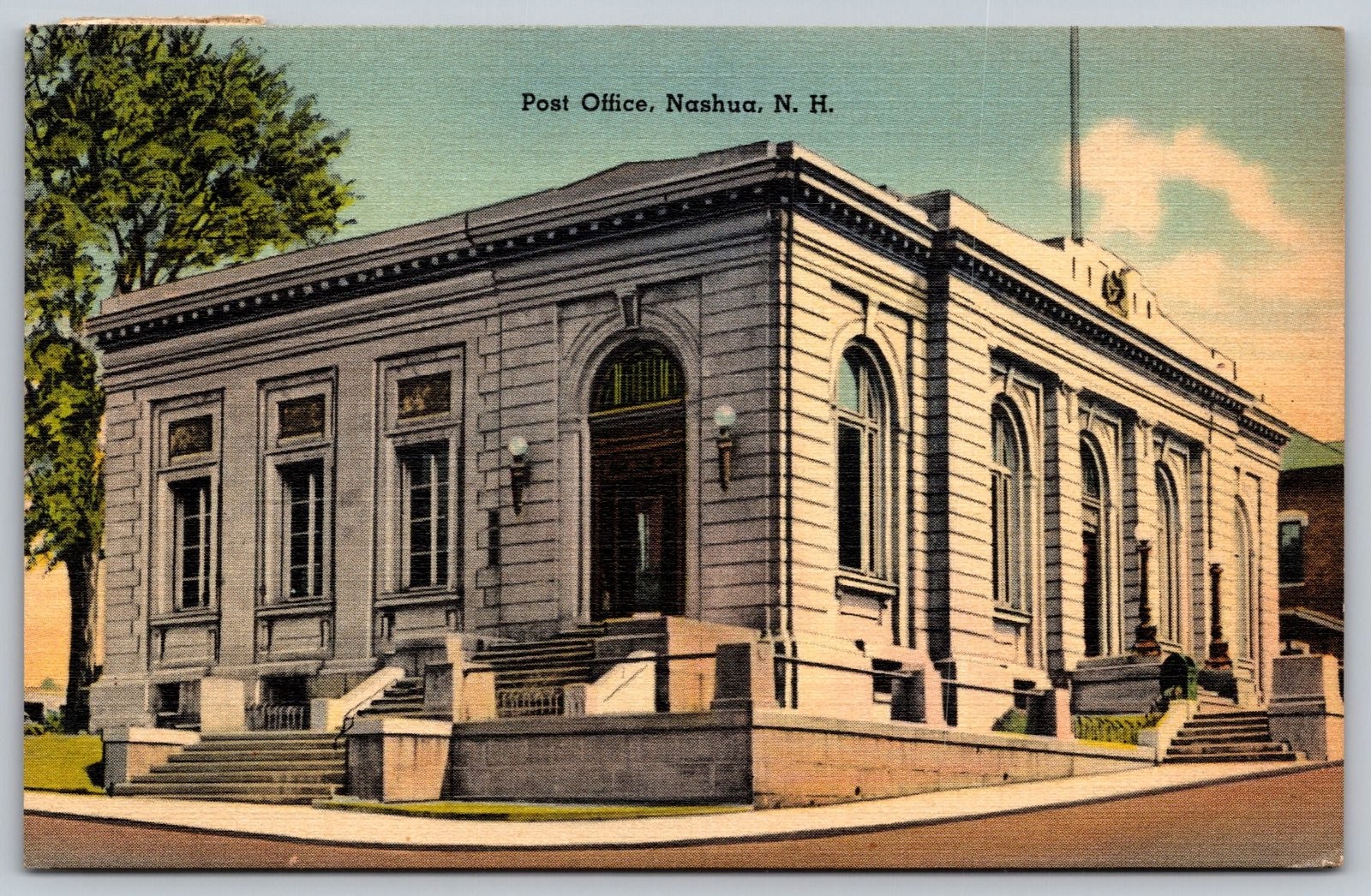 Post Office Nashua New Hampshire Postcard PC255