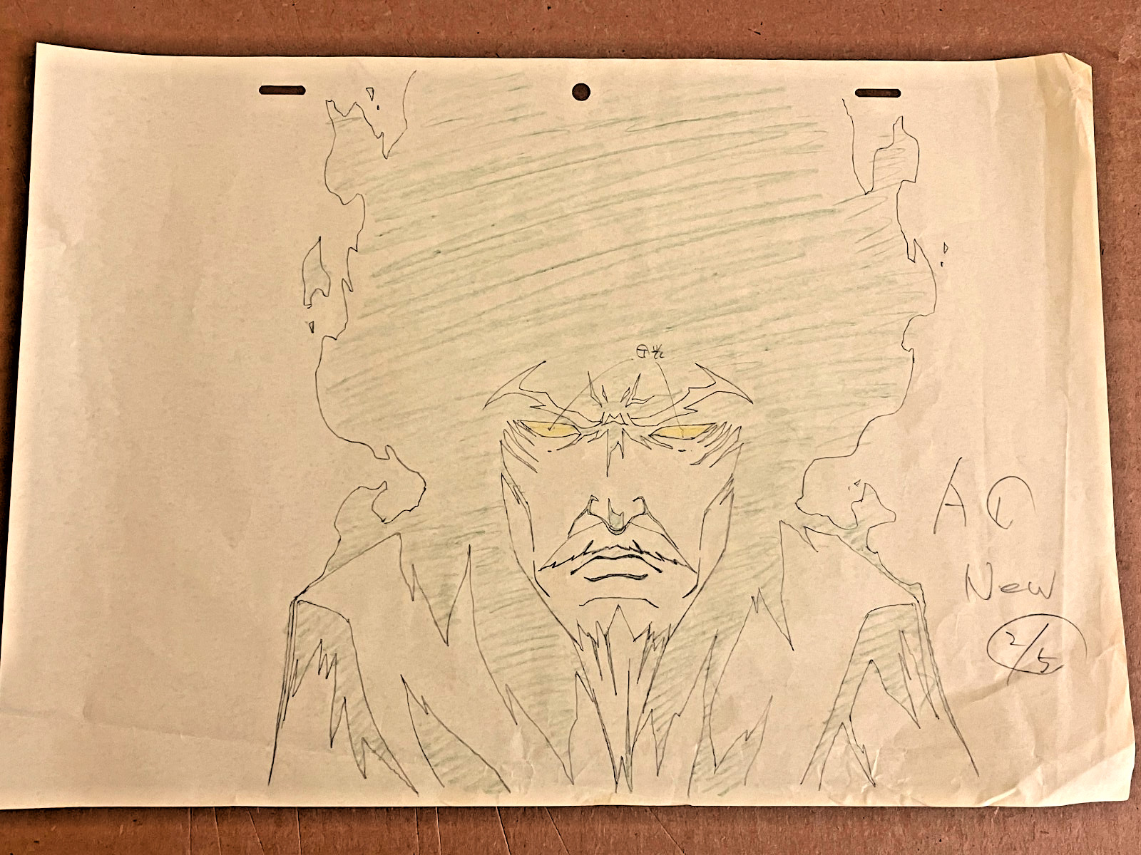 Castlevania (2017) Original Production Drawing Douga Dracula Pencil Netflix art