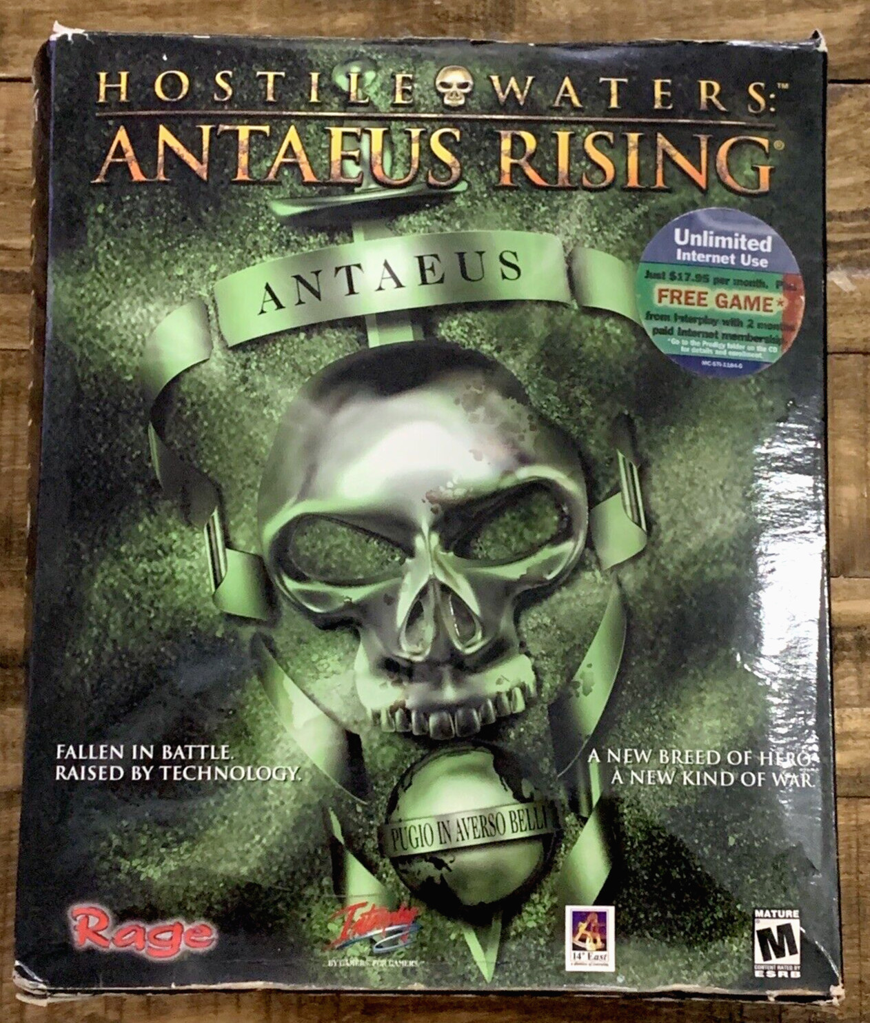 Hostile Waters Antaeus Rising PC Game CD Rom & User Manual 2001