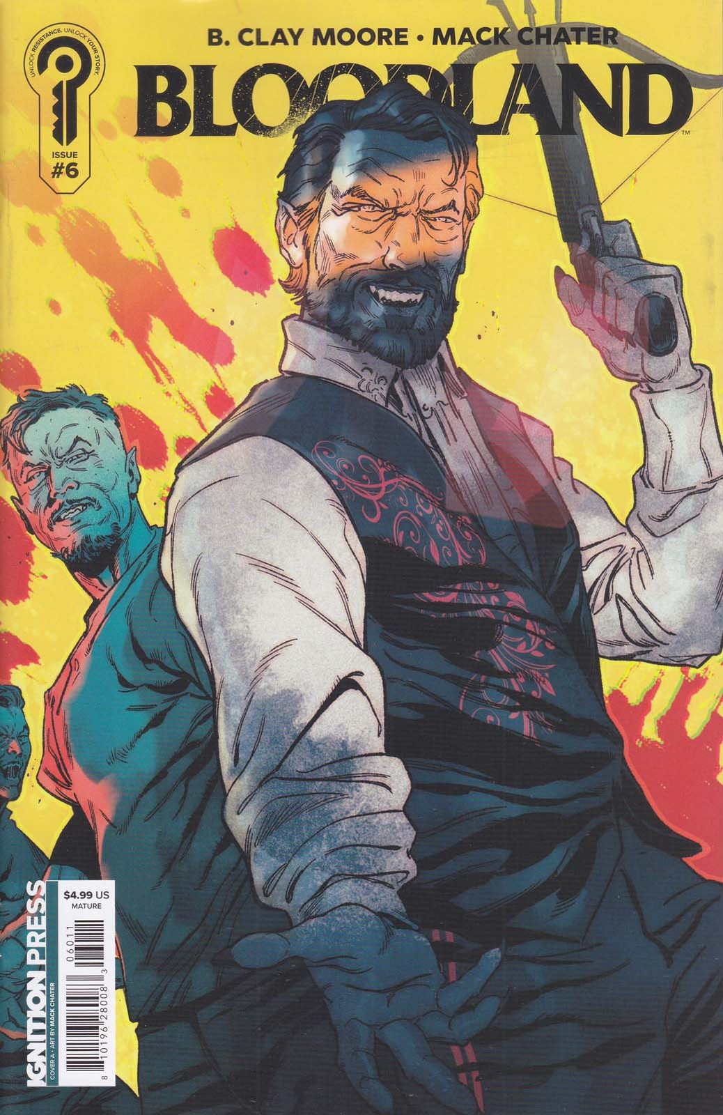 Bloodland #6A VF/NM; Ignition | B. Clay Moore - w/Bag+Board