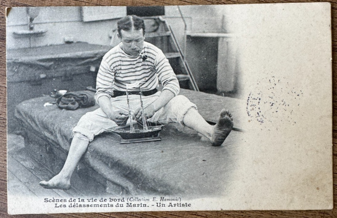 CPA - Postcard - Scenes From Life Aboard - Sailor\'s Leisure - Artist