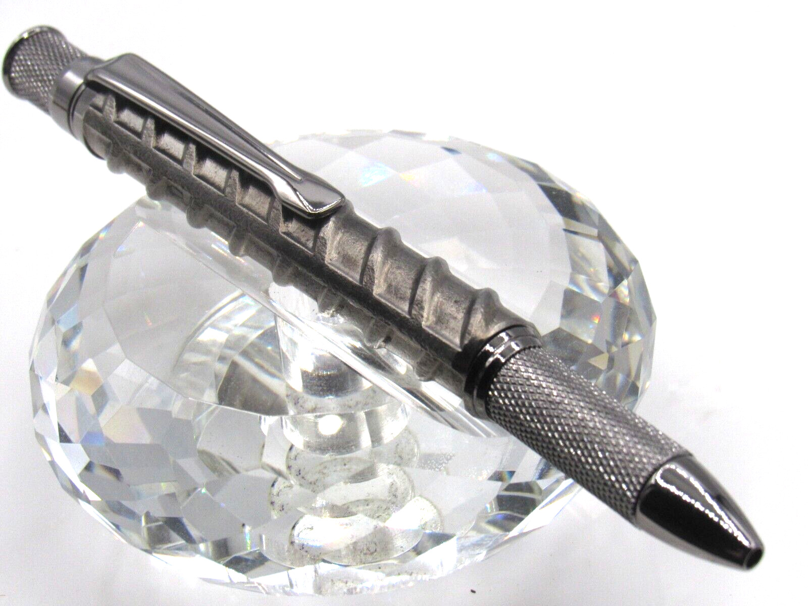 AWESOME HIGH QUALITY HANDMADE KNURL REBAR TWIST BALL POINT PEN