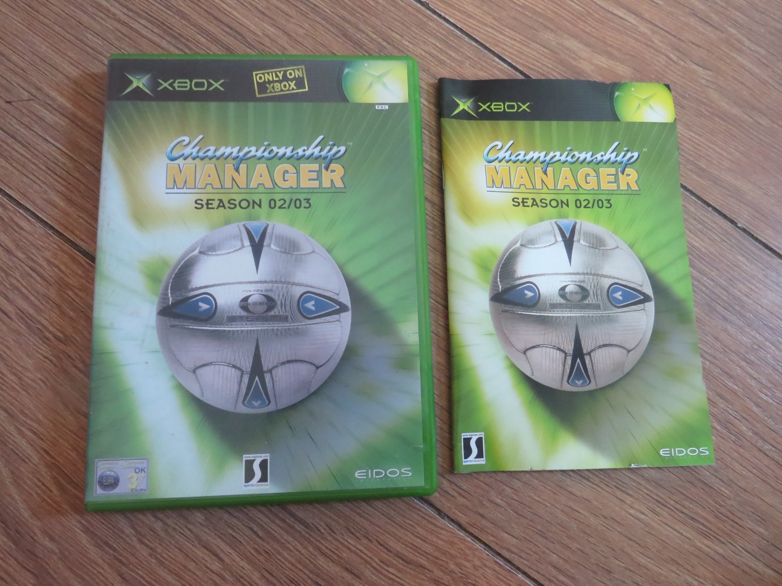 Championship Manager Season 02/03 Xbox UK PAL cib