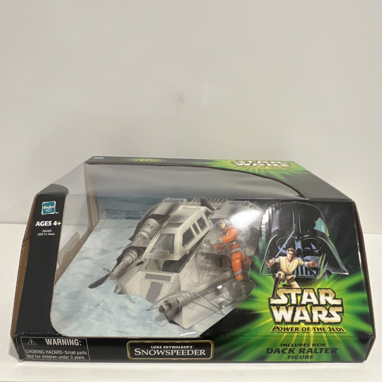 Hasbro Star Wars Power of the Jedi Luke Skywalker\'s Snowspeeder Vehicle 2001