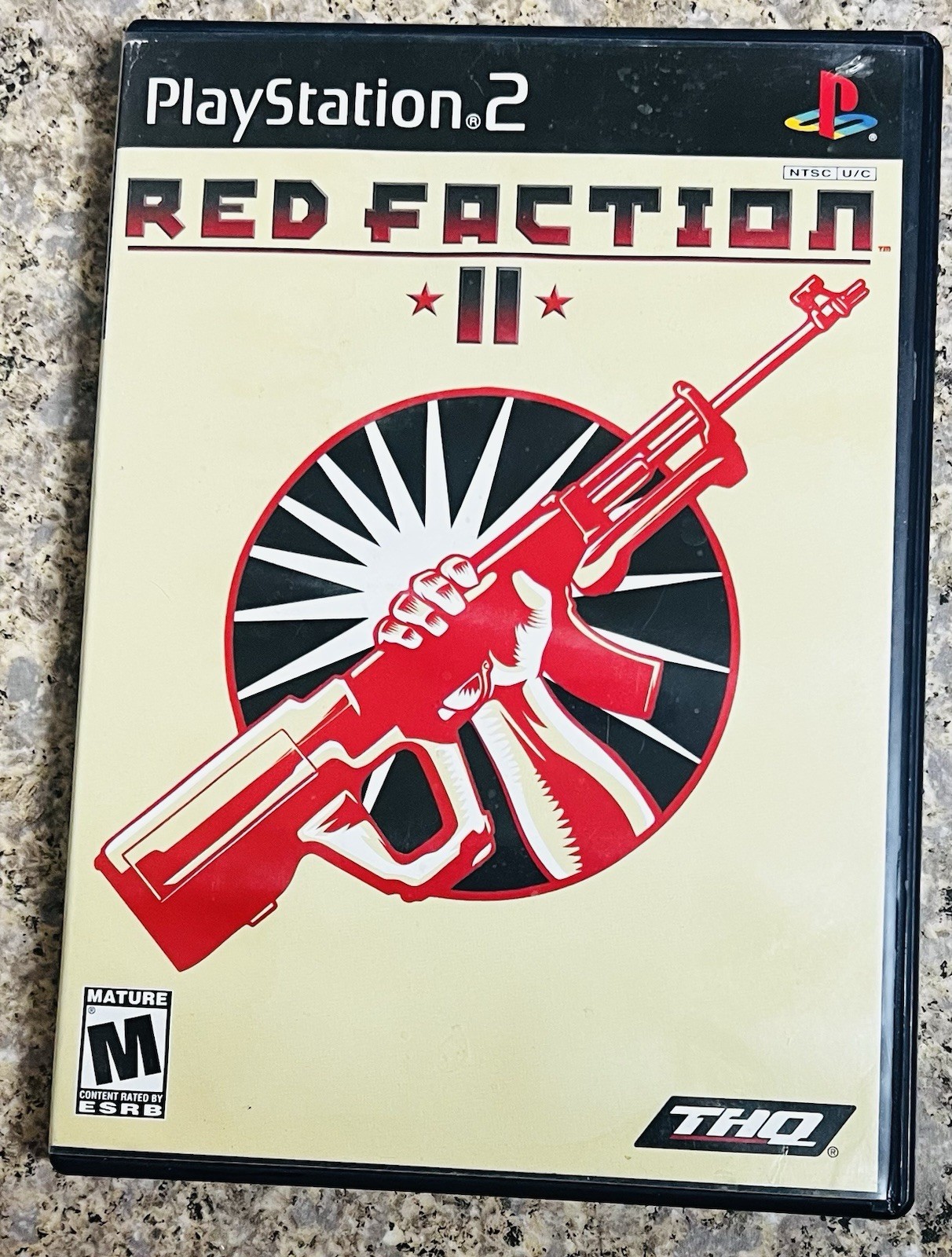 PS2 Red Faction II , 2002 Original Owner Tested CIB Mint Disc