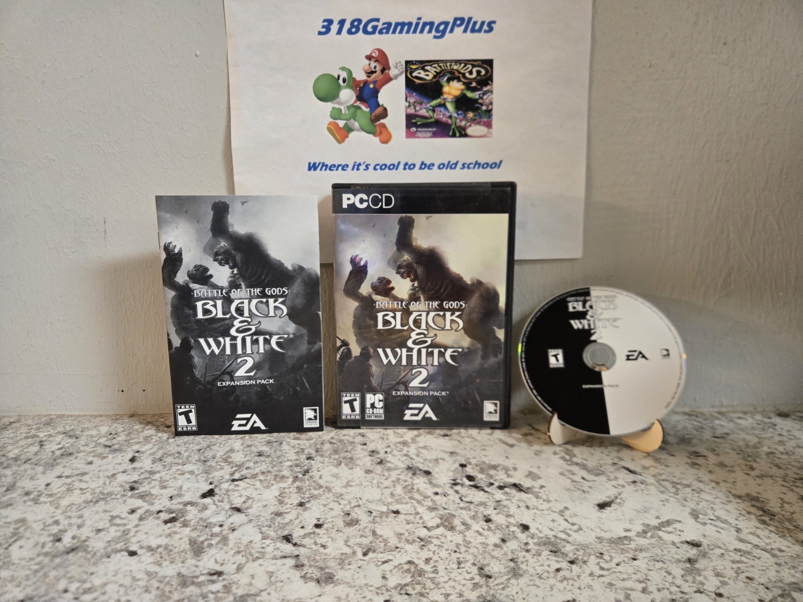 Black & White 2 Battle of the Gods Expansion Pack (PC, 2006) CIB RARE FAST SHIP 