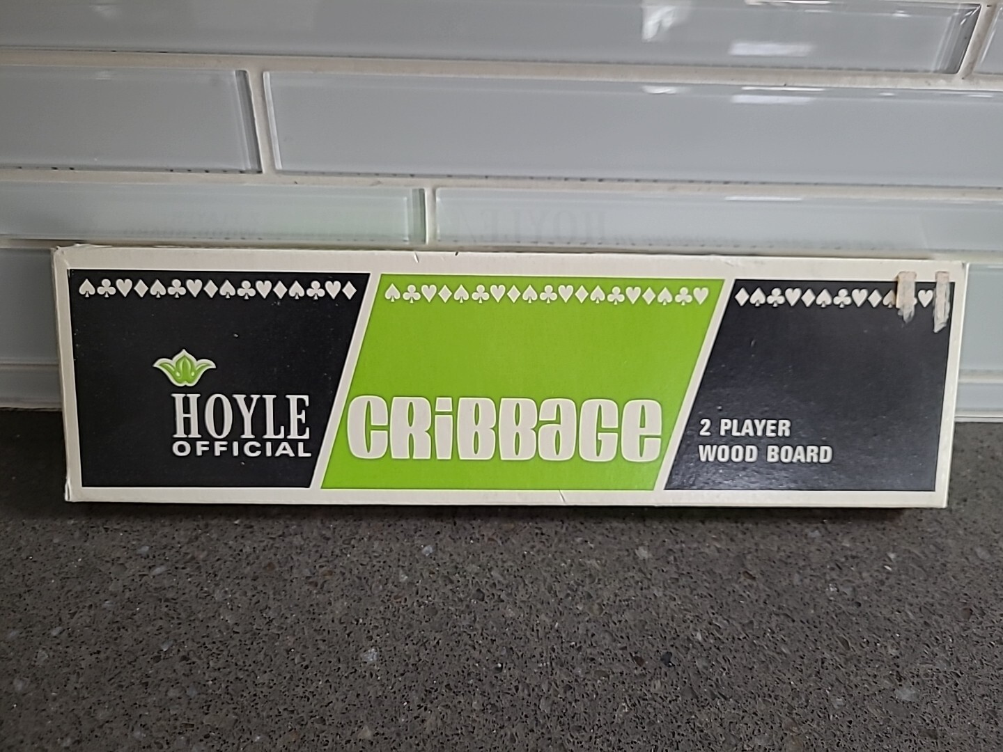 Cribbage Hoyle Official 2 Player Wood Board Starcraft Products 5012