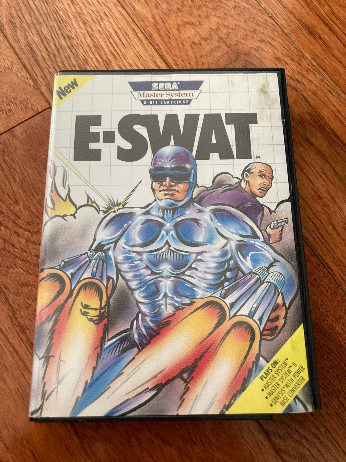 E-Swat - SMS (Sega Master System) Case & Game Cartridge Only - No Manual Tested