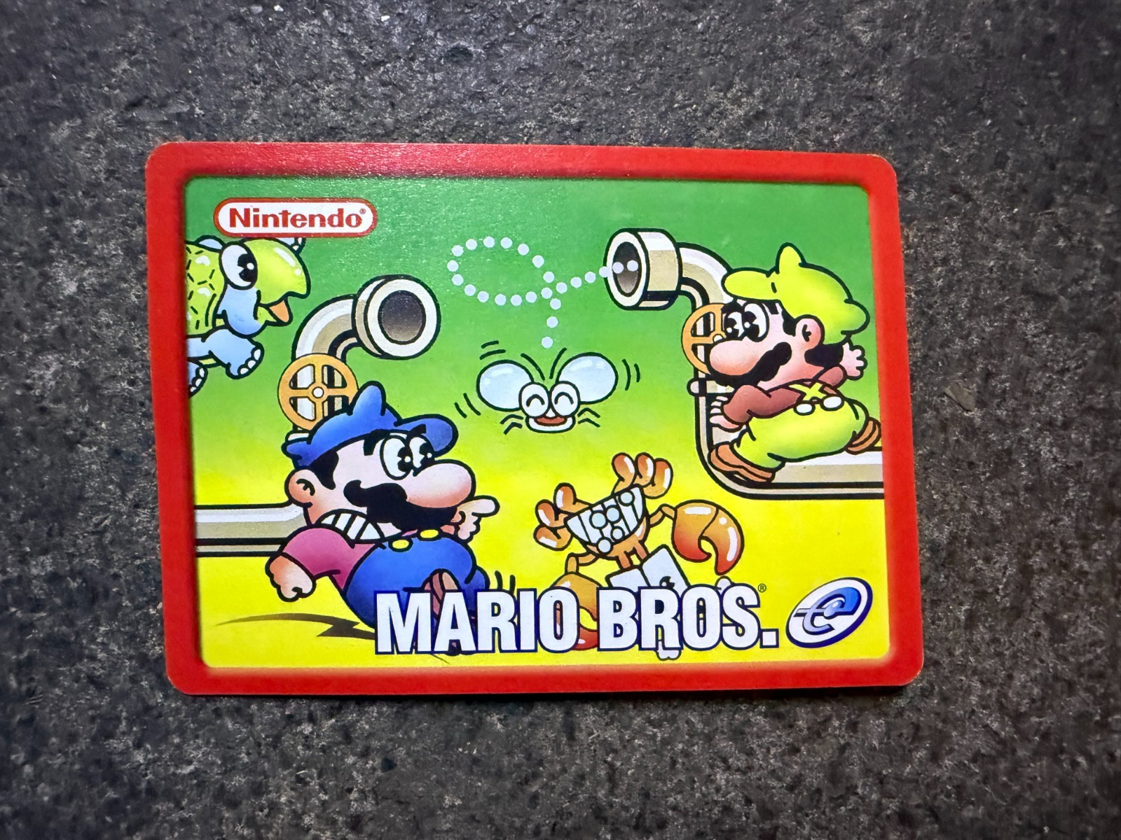2002 Nintendo  E-Reader Card Mario Bros. #2 Rare HTF
