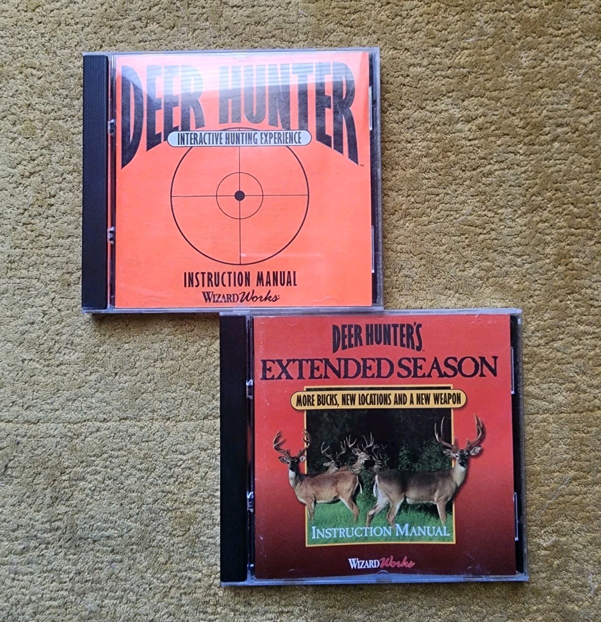 Deer Hunter & Deer Hunter's Extended Season (PC CD-ROM, 1997) WizardWorks