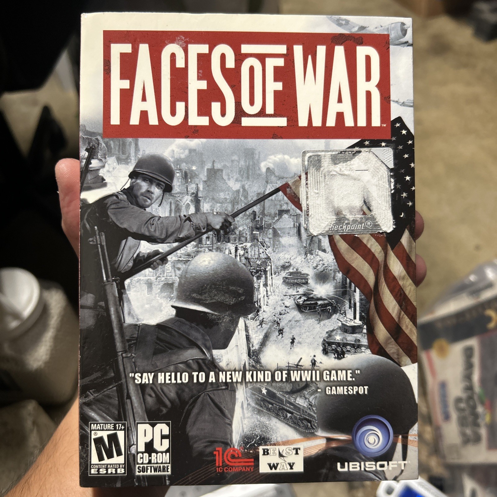 Faces of War PC Game Ubisoft WW2WWII Rated M Shooter Tanks Wartime used-complete
