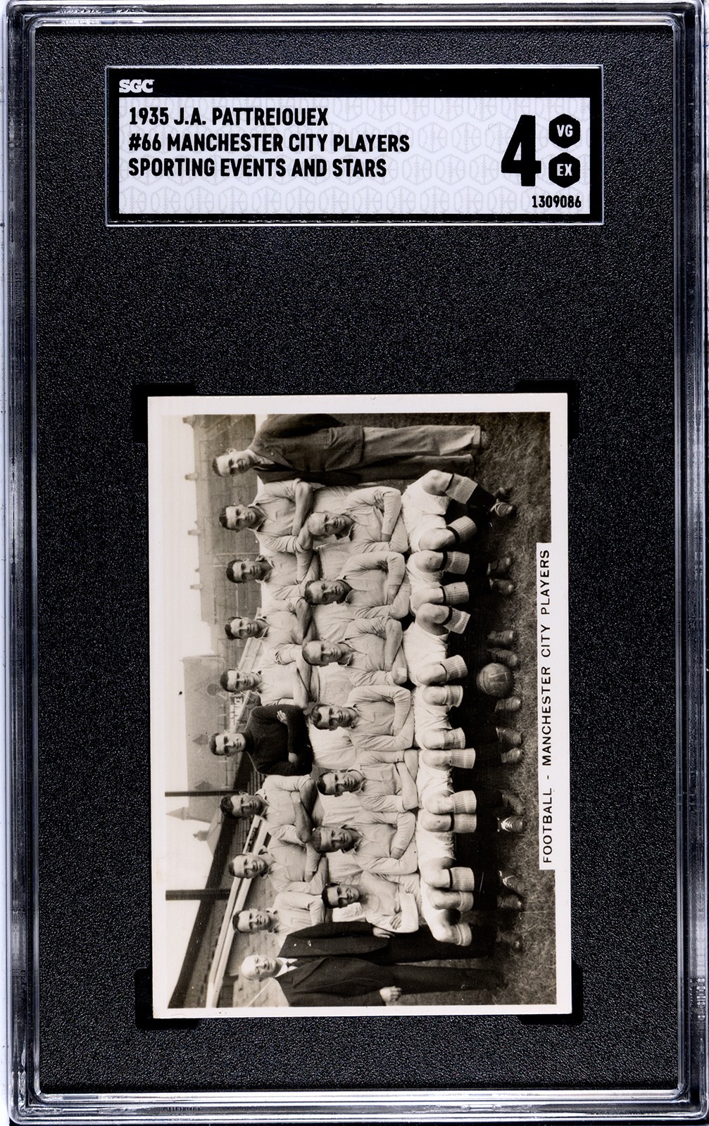 Manchester City Players 1935 J.A. Pattreiouex #66 Sporting Events And Stars