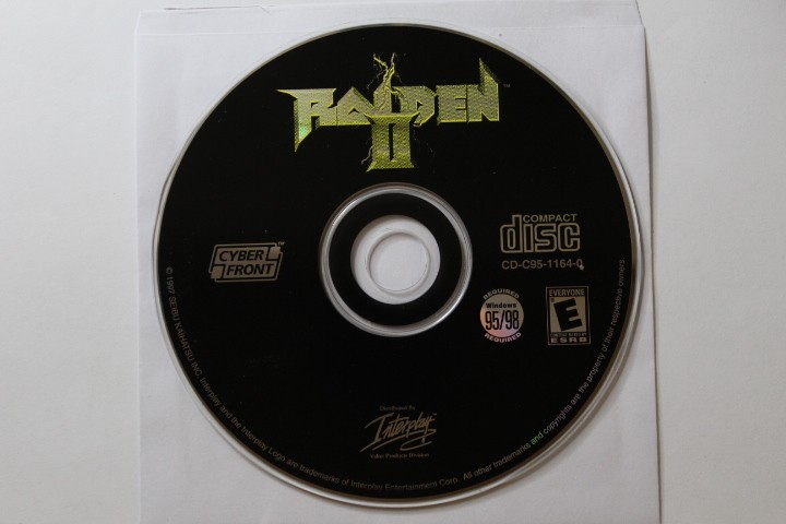 Raiden II PC CD-ROM