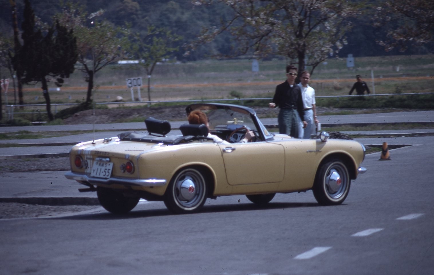Sl41 Slide 1960’s Honda Roadster Car Japan 596a
