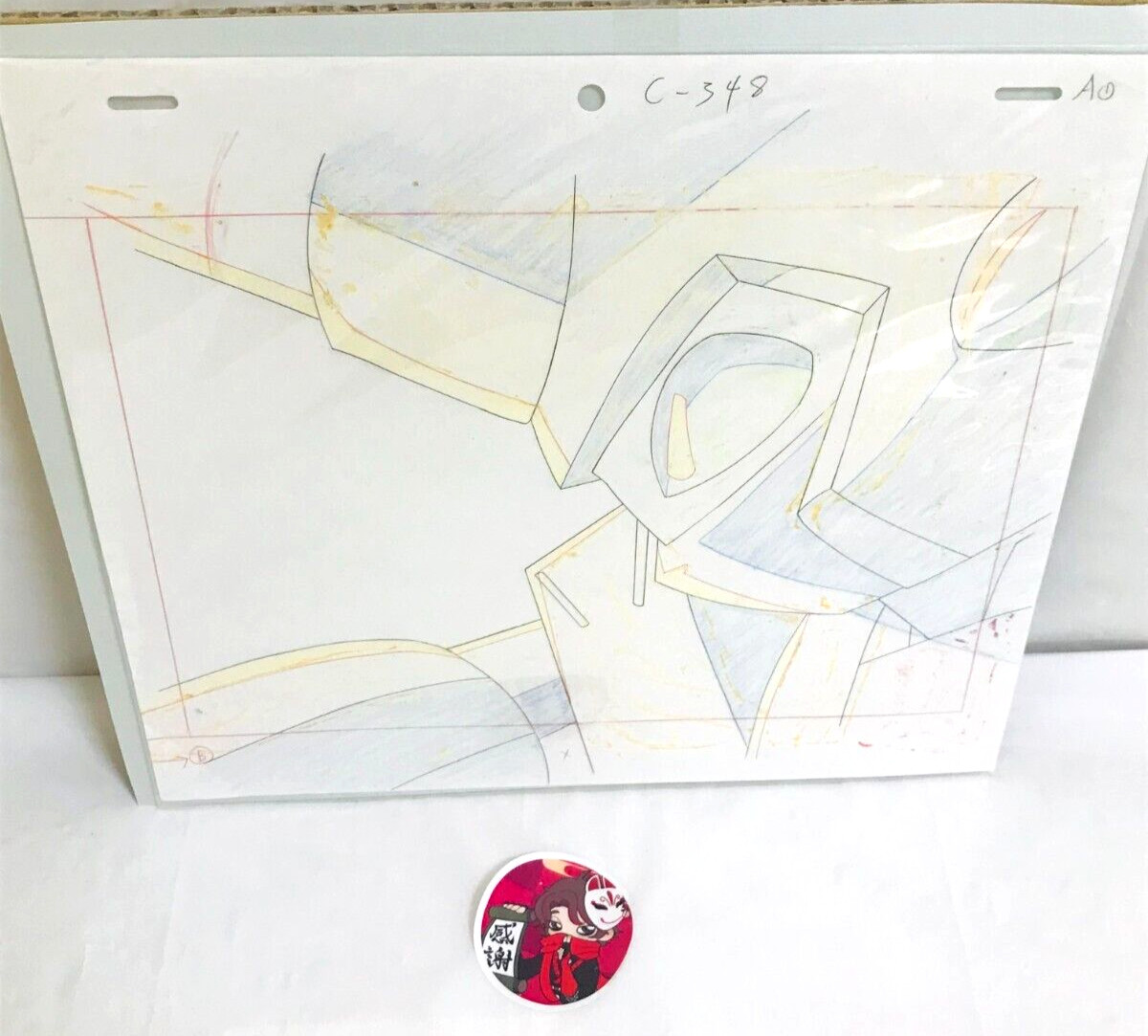Medabots Medarot Original Animation Production Rare Cel Art Metabee Main Scene