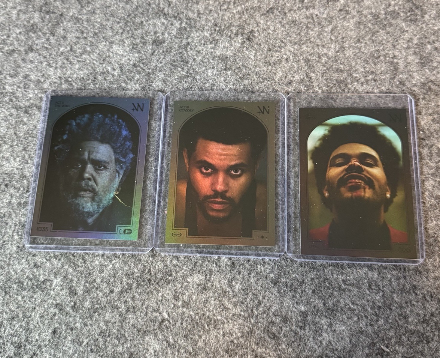 3 X THE WEEKND HURRY UP TOMORROW RARE LIMITED TRADING/COLLECTORS CARD