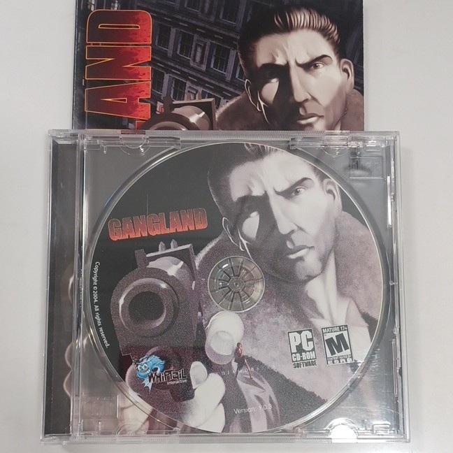 Gangland PC CD-ROM Game w/Manual M Rated 2004 Crime Action Adventure