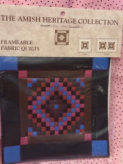 Amish Heritage Collection 1996 Frameable Fabric Quilts Ann Dezendorf  NEW