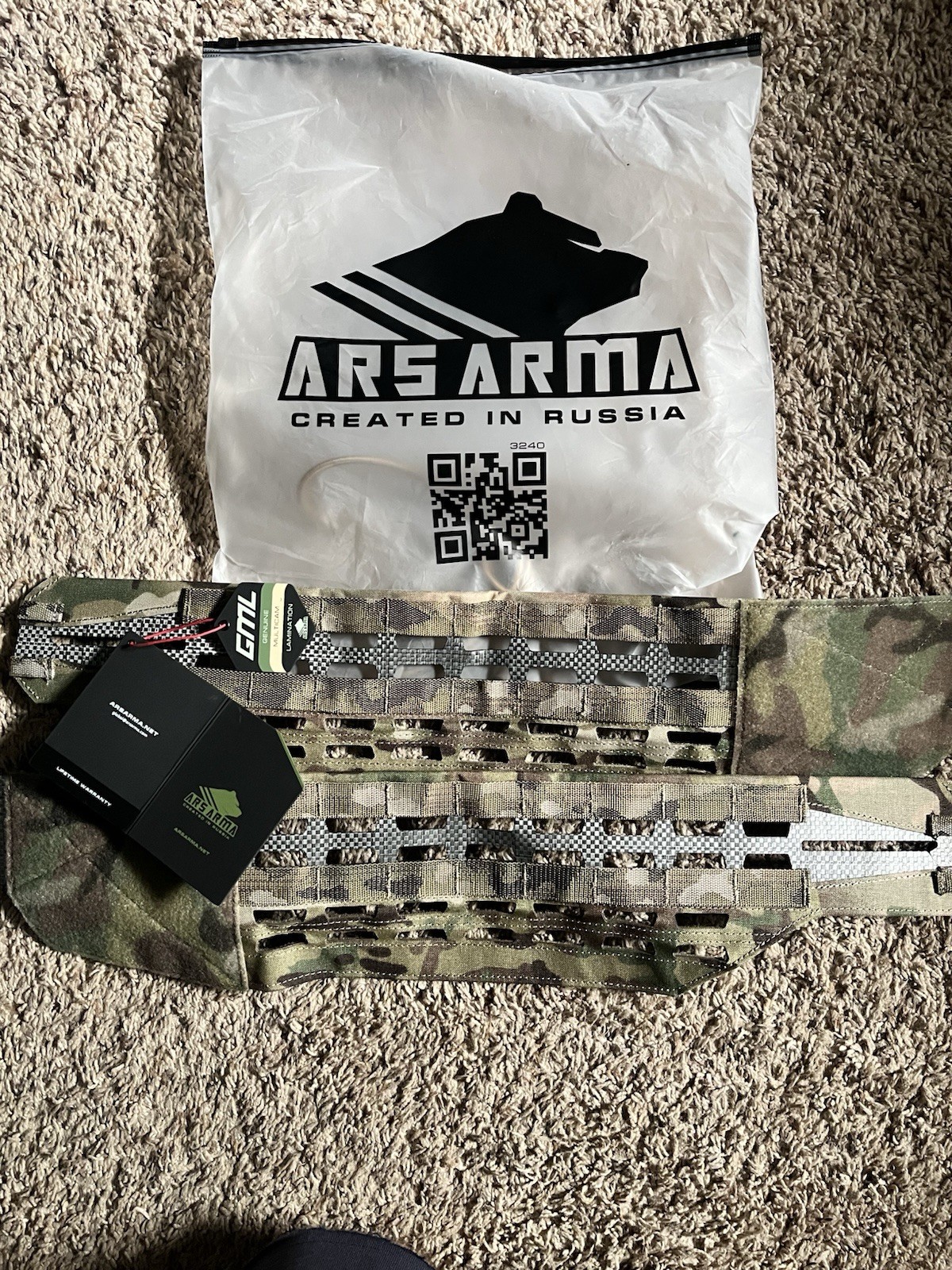 Ars Arma A-25 Hype Wide Cummerbund (Pair) S/M Multicam Jpc AVS Tigris PC SSO