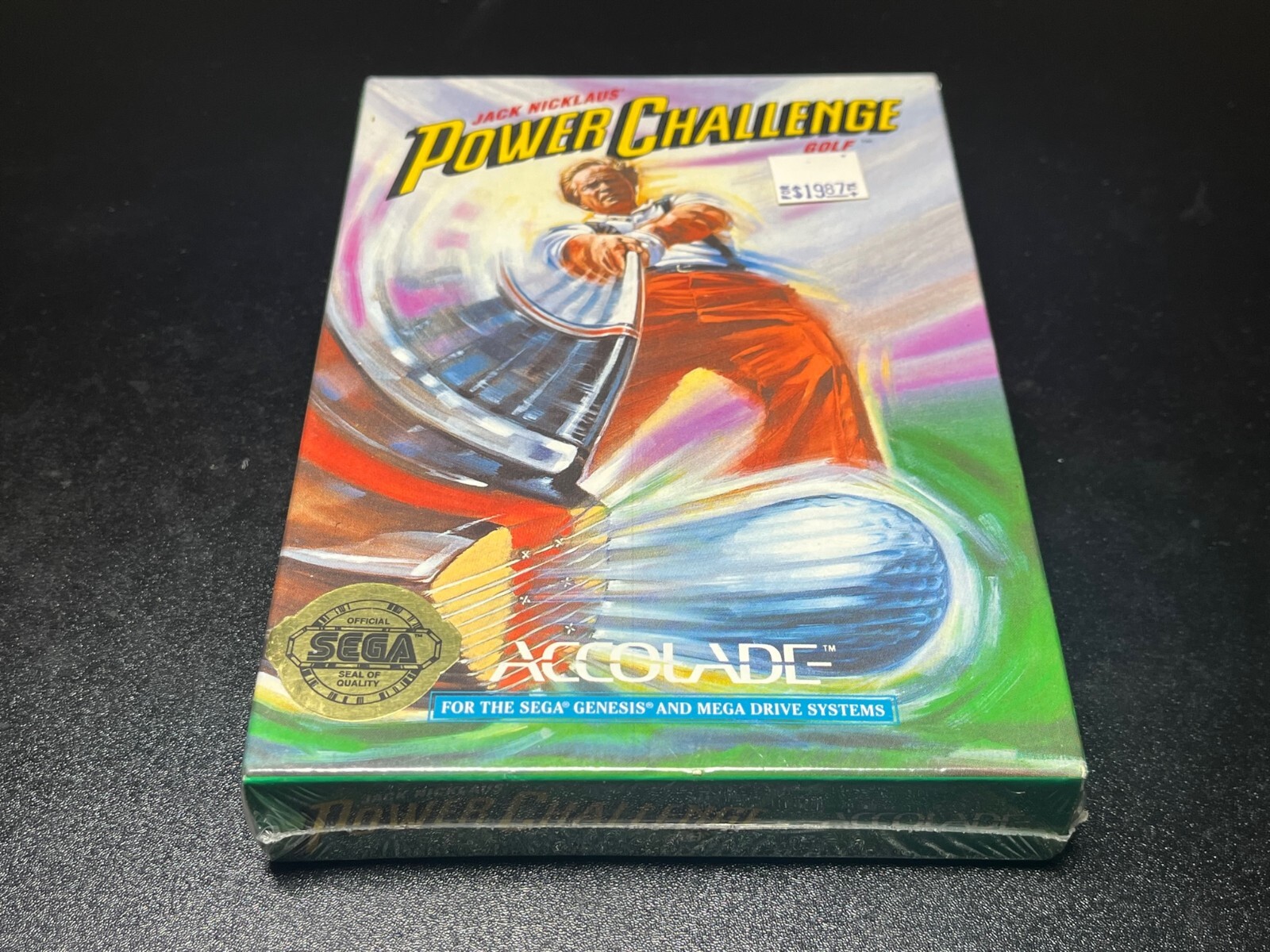 SEALED Jack Nicklaus' Power Challenge Golf (Sega Genesis, 1993) 🔥RARE🔥w/ rip~