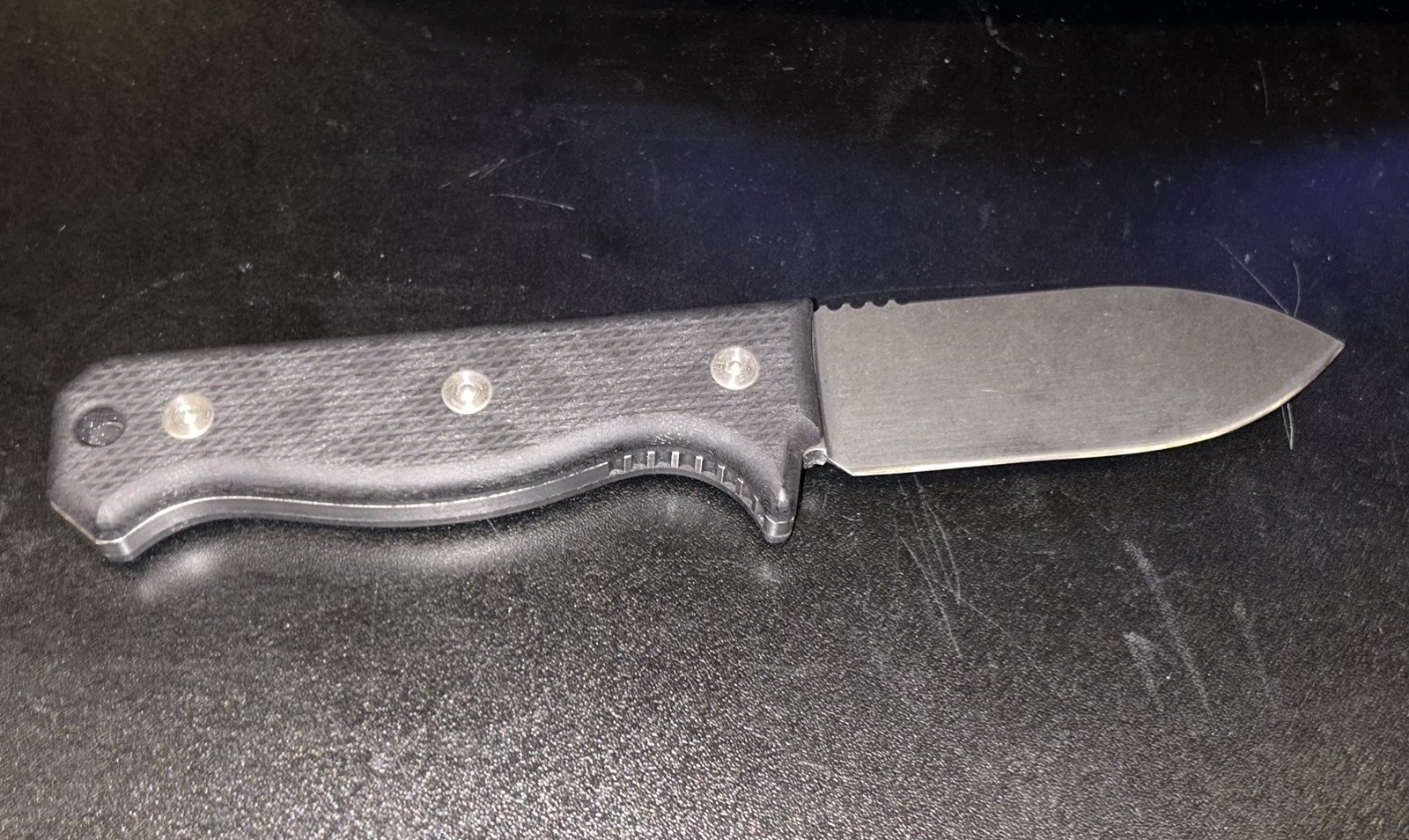 Maratac ERGO R4A Pro Black G10 D2 Steel Fixed Blade Knife