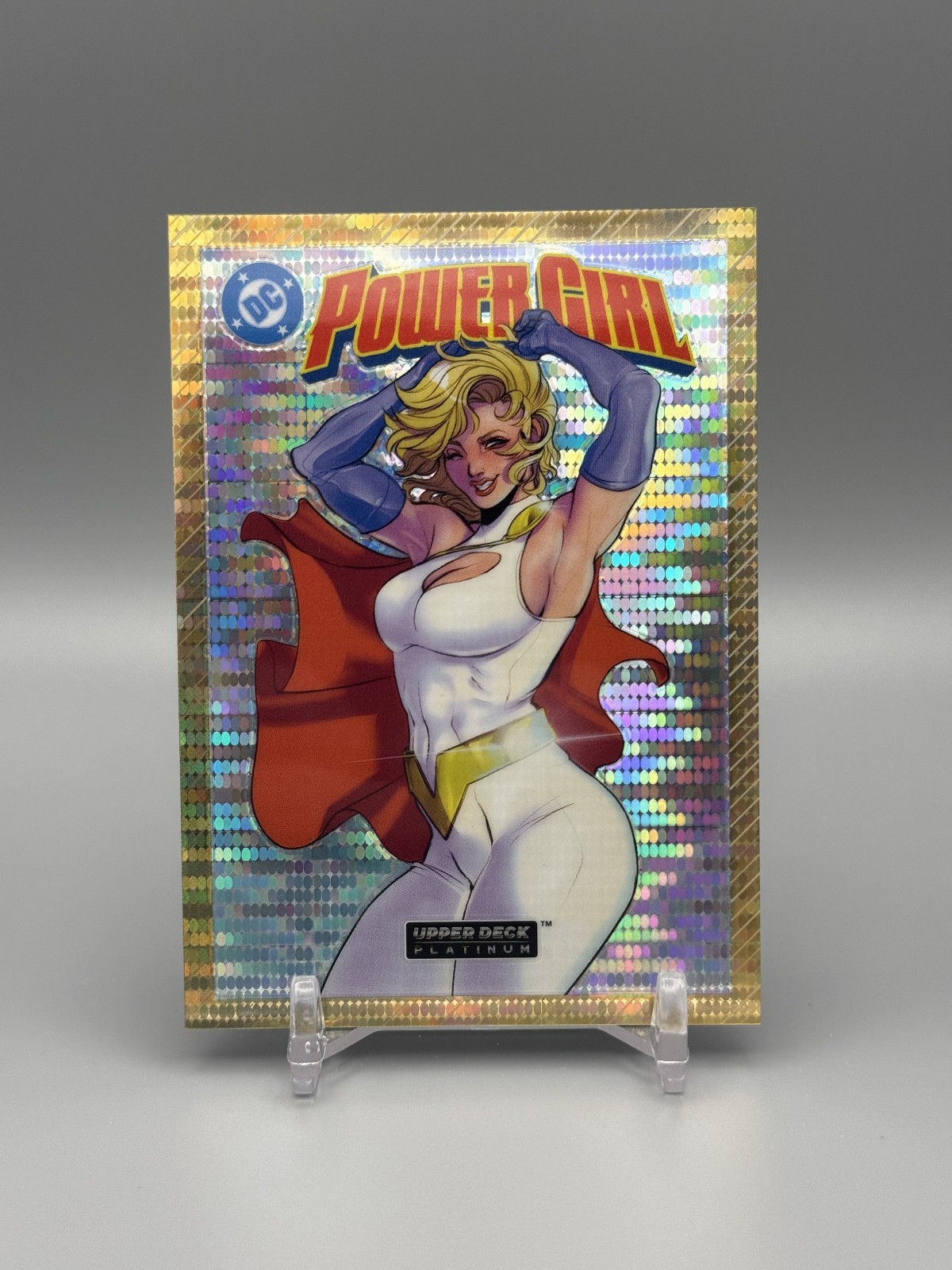 2026 Upper Deck Platinum DC Power Girl Cover Variant Seismic Gold /10 #VC17