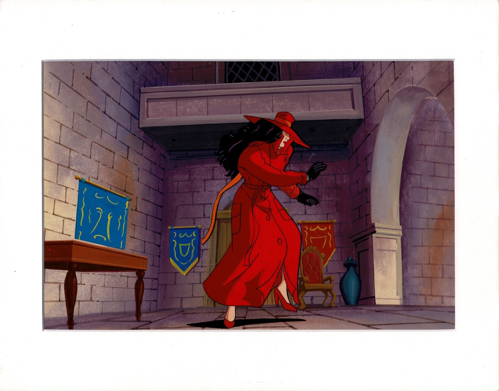 Carmen Sandiego DIC Production Cel and OBG Background n Drawing 1994-1999 c12
