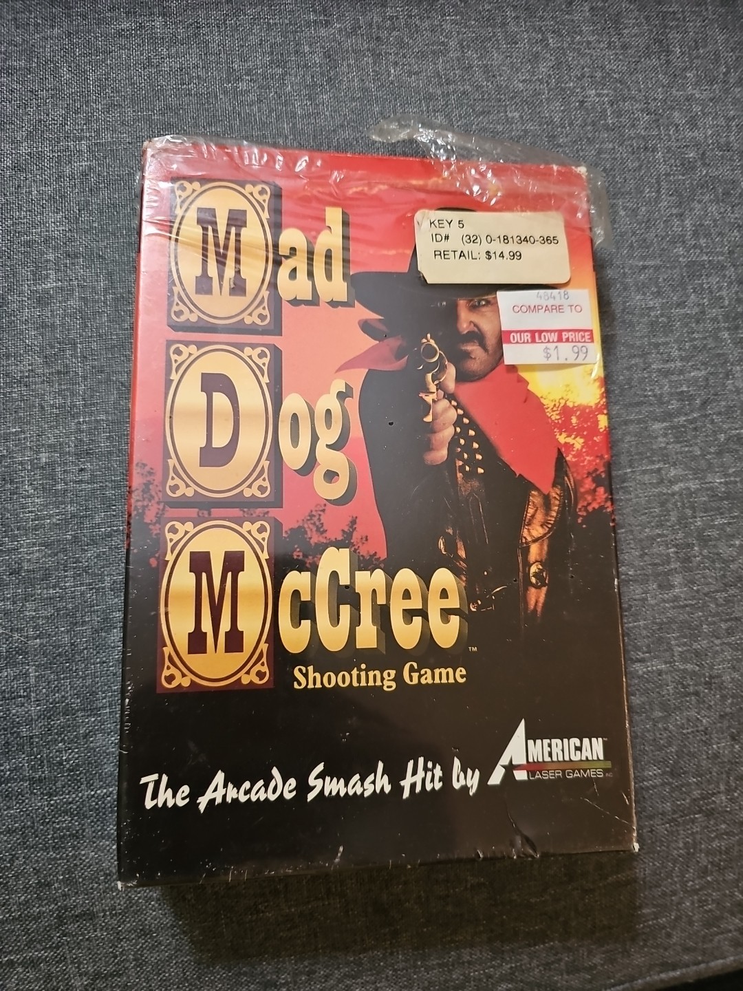 Vintage Mad Dog McCree PC 1993 Very Rare Complete In Box Excellent Condition
