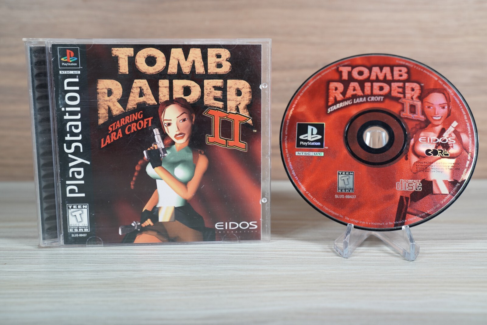 Tomb Raider II 2 Starring Lara Croft (Sony PlayStation 1, 1997) PS1 Complete