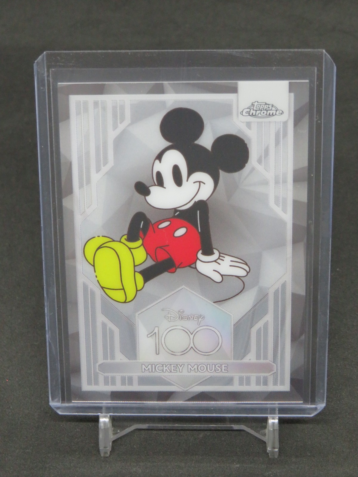 2023 TOPPS CHROME DISNEY 100 MICKEY MOUSE #1 C JS2