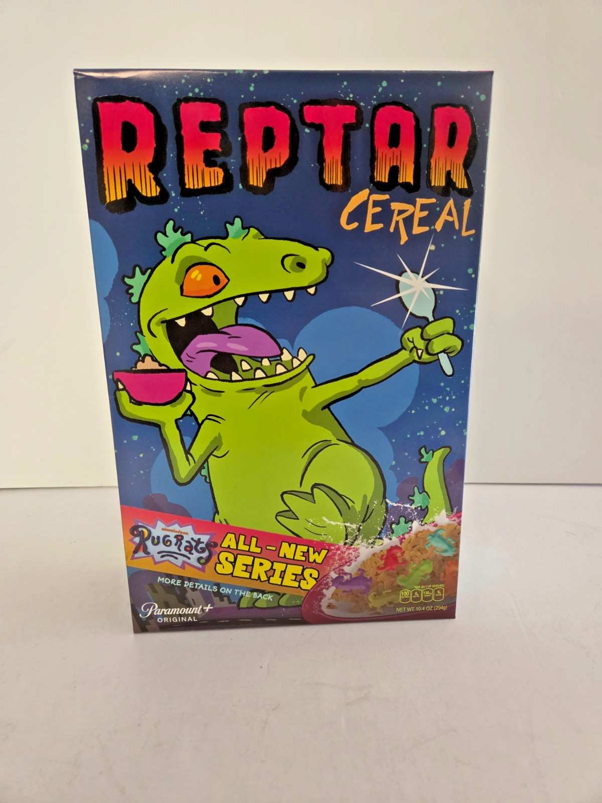 Nickelodeon Rugrats Reptar Cereal Box Promo Unopened Limited Edition