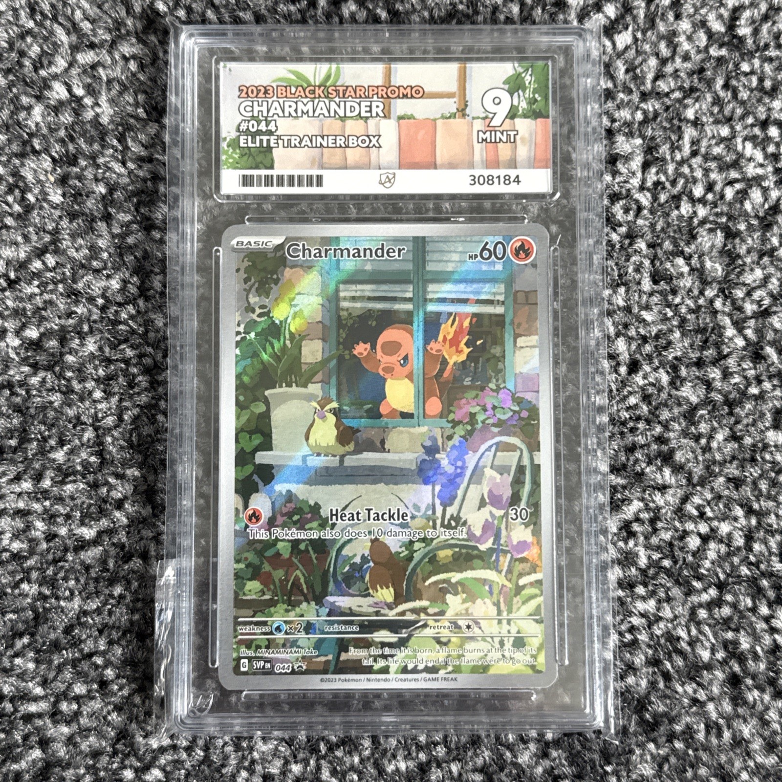 Pokémon TCG Charmander Black Star Promo SVP 44 Obsidian Flames Ace 9