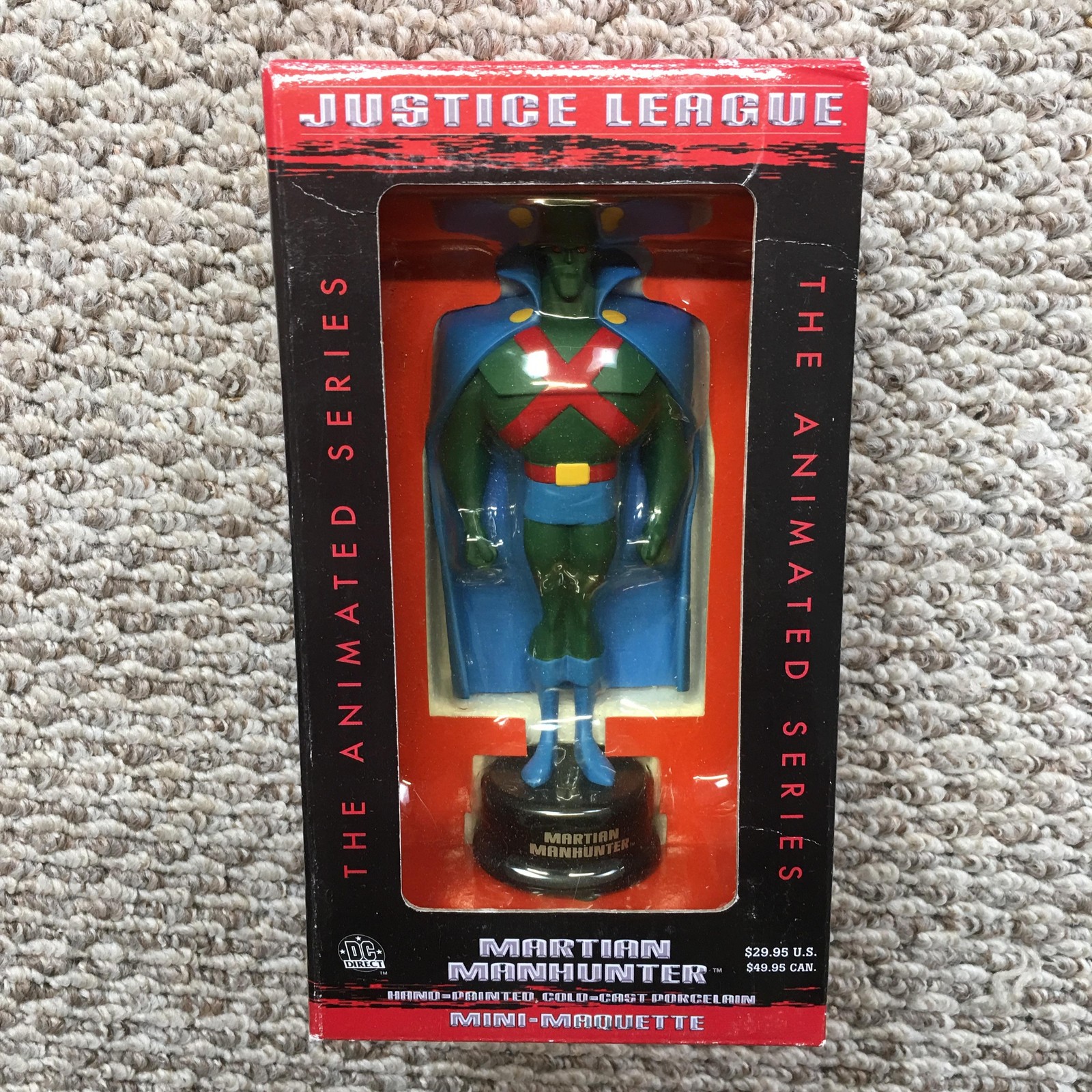 DC Direct Justice League Animated Martian Manhunter Porcelain Mini-Maquette
