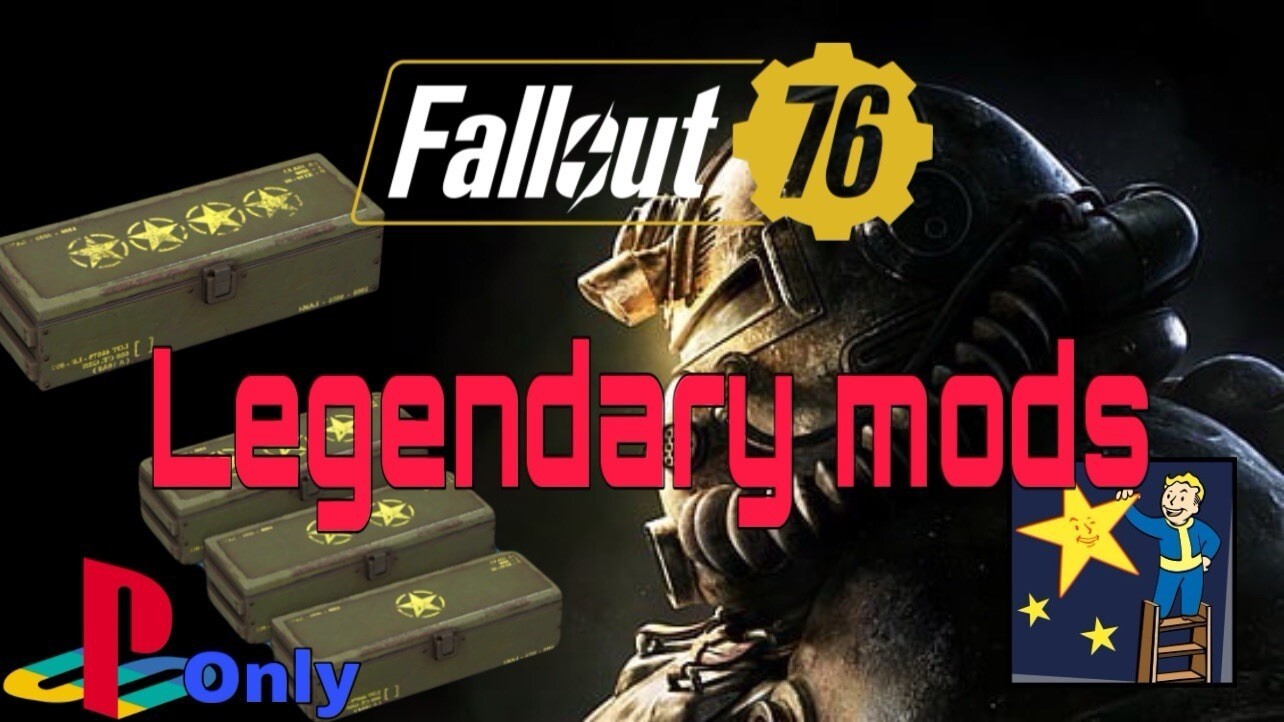 Legendary Mods Fallout 76 - FO76 - MODS - PS4 - PS5