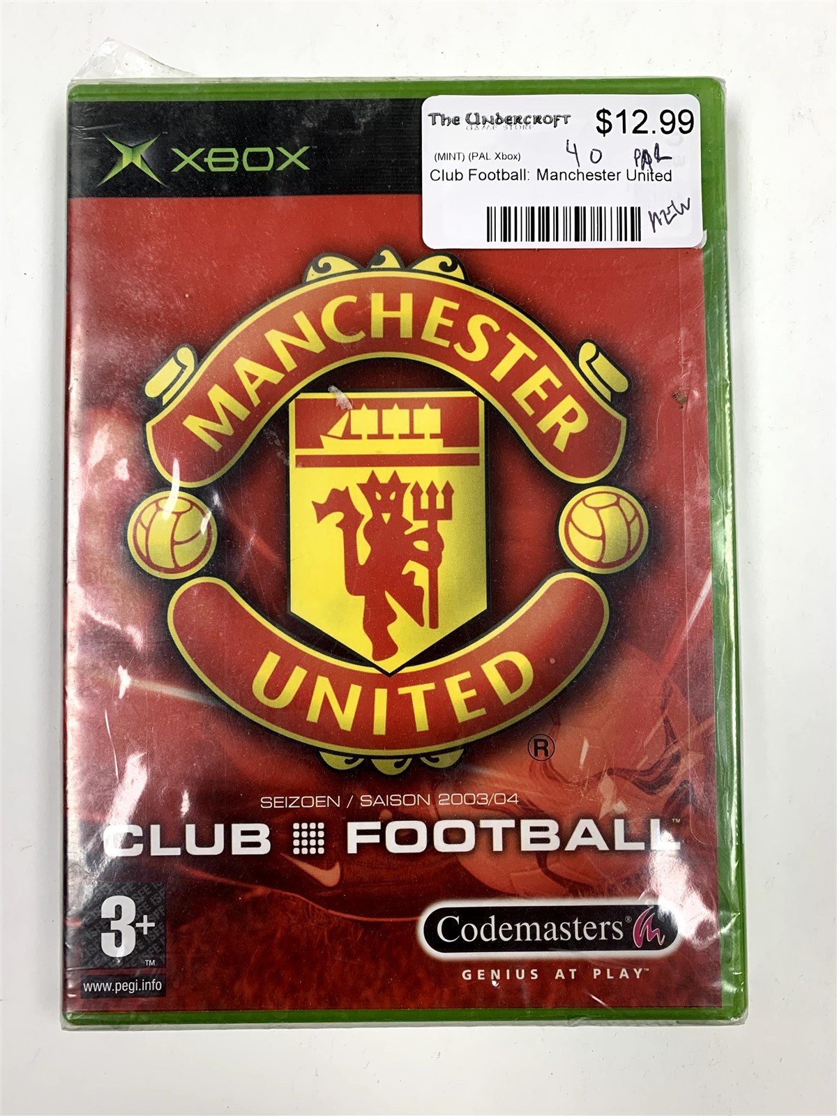 Club Football: Manchester United (Microsoft Xbox, 2003) PAL Version