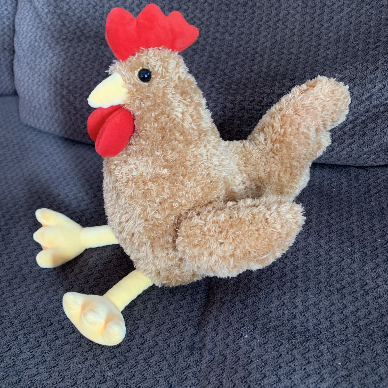 Apricot Lamb Toys Plush Ginger Rooster Plush Soft Whimsical Rooster