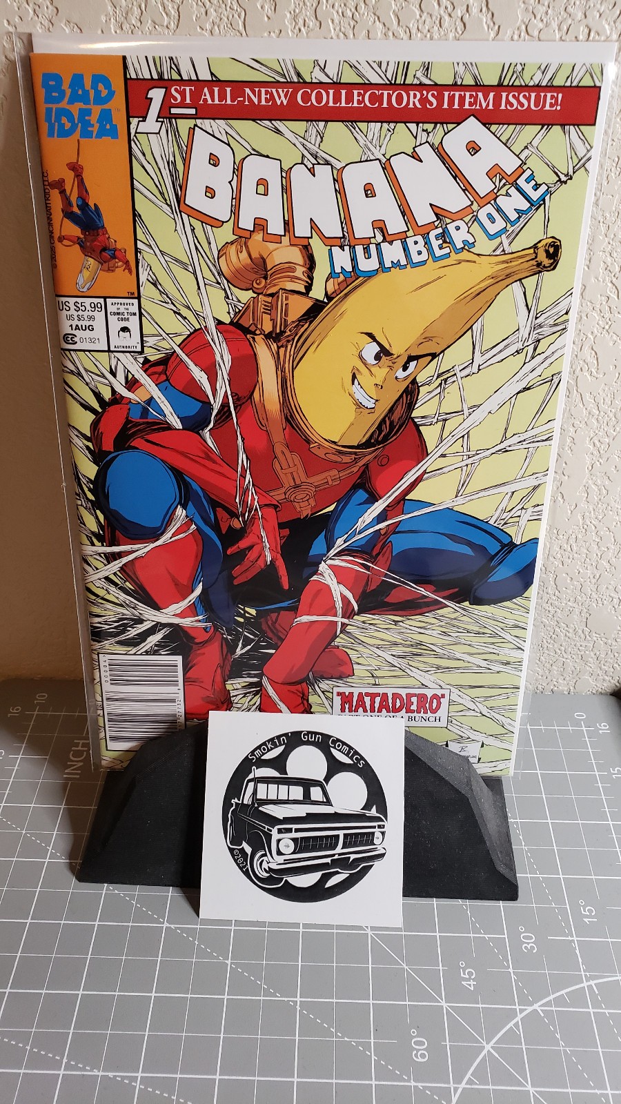 Banana Number One #1; Raymond G. 1/200 Newsstand Variant; ComicTom & Bad Idea