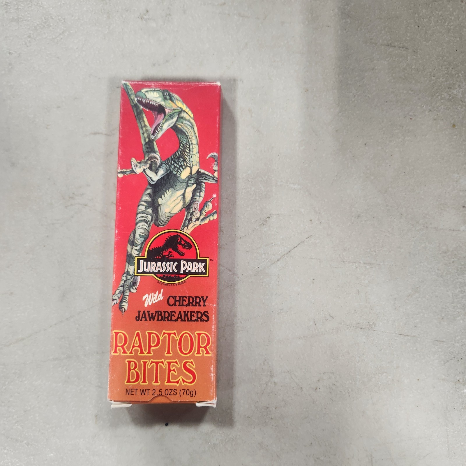 Vintage Raptor Bites 1993 Full Box Candy A51