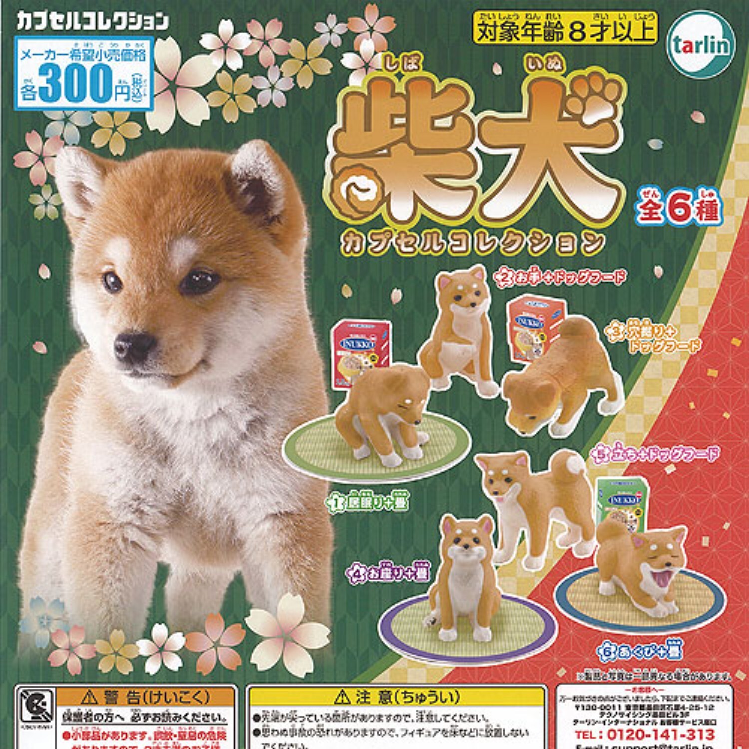 Shiba Inu Capsule Collection Mascot Capsule Toy 6 Types Full Comp Set Gacha New