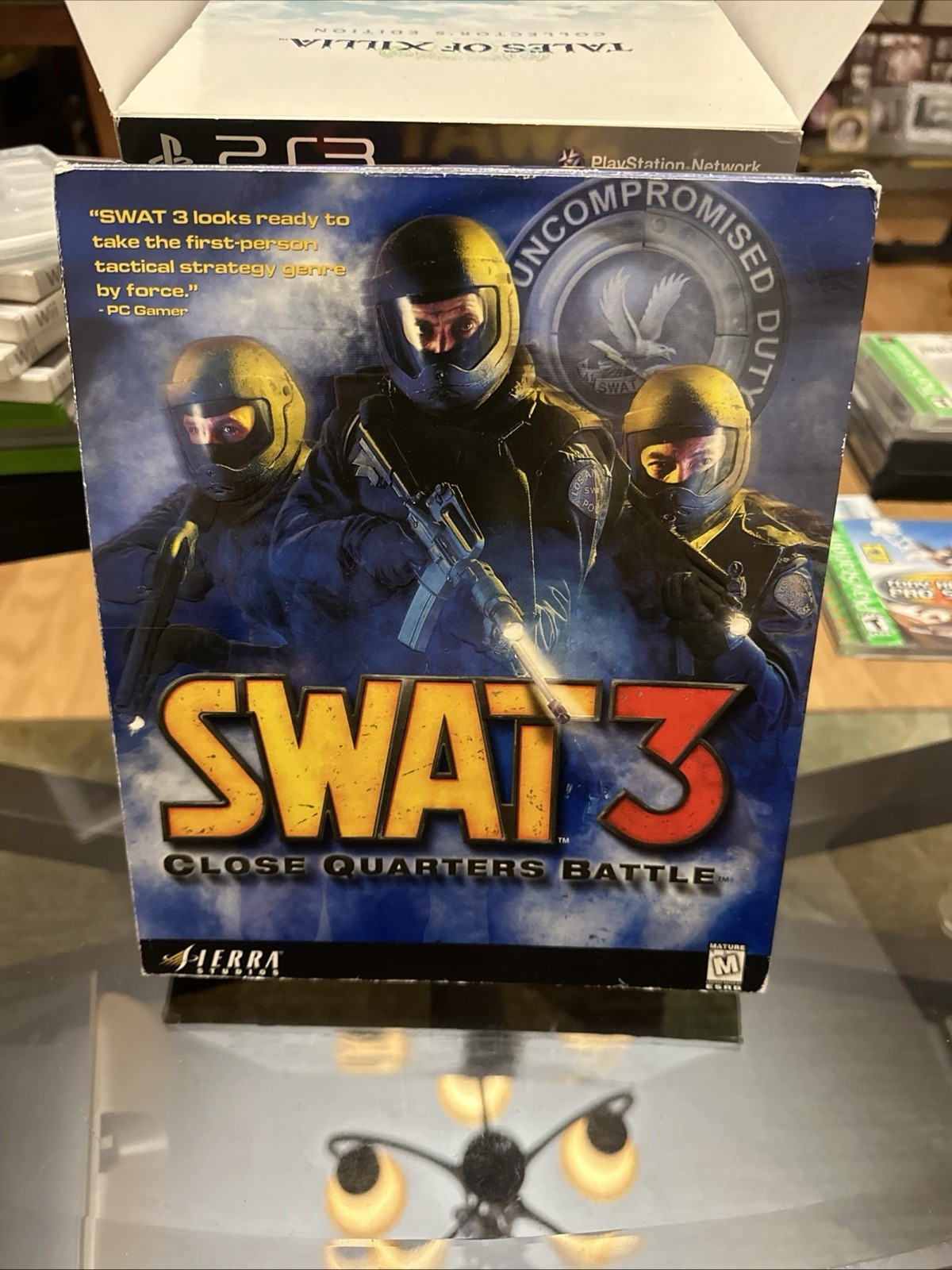 SWAT 3 Sierra Big Box Windows PC-CD Video Game 1999 Complete Police United Natio