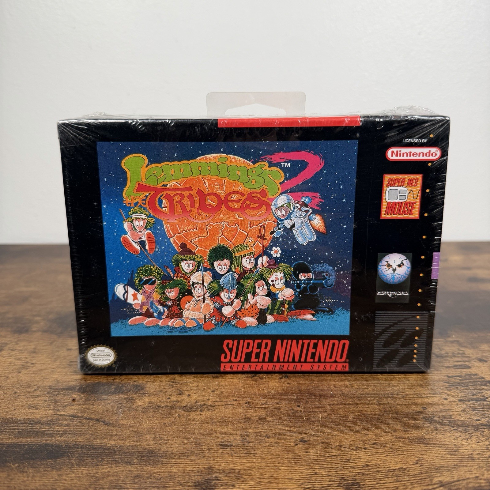 Vintage Lemmings 2: The Tribes Super Nintendo SNES - New Sealed w/ Hang Tab 1994