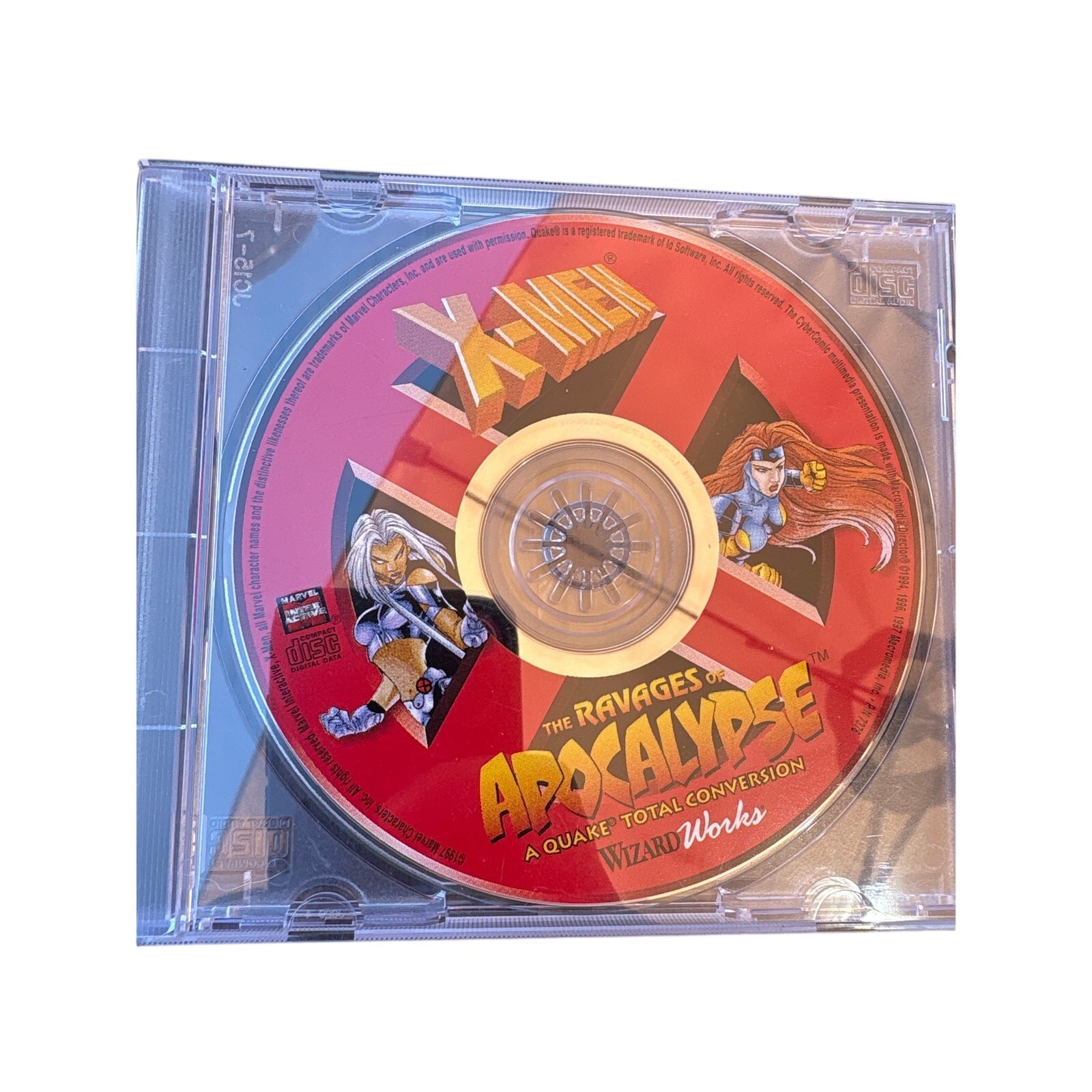 X-Men the ravages of Apocalypse PC game 1997 Wizard Works RARE htf vintage
