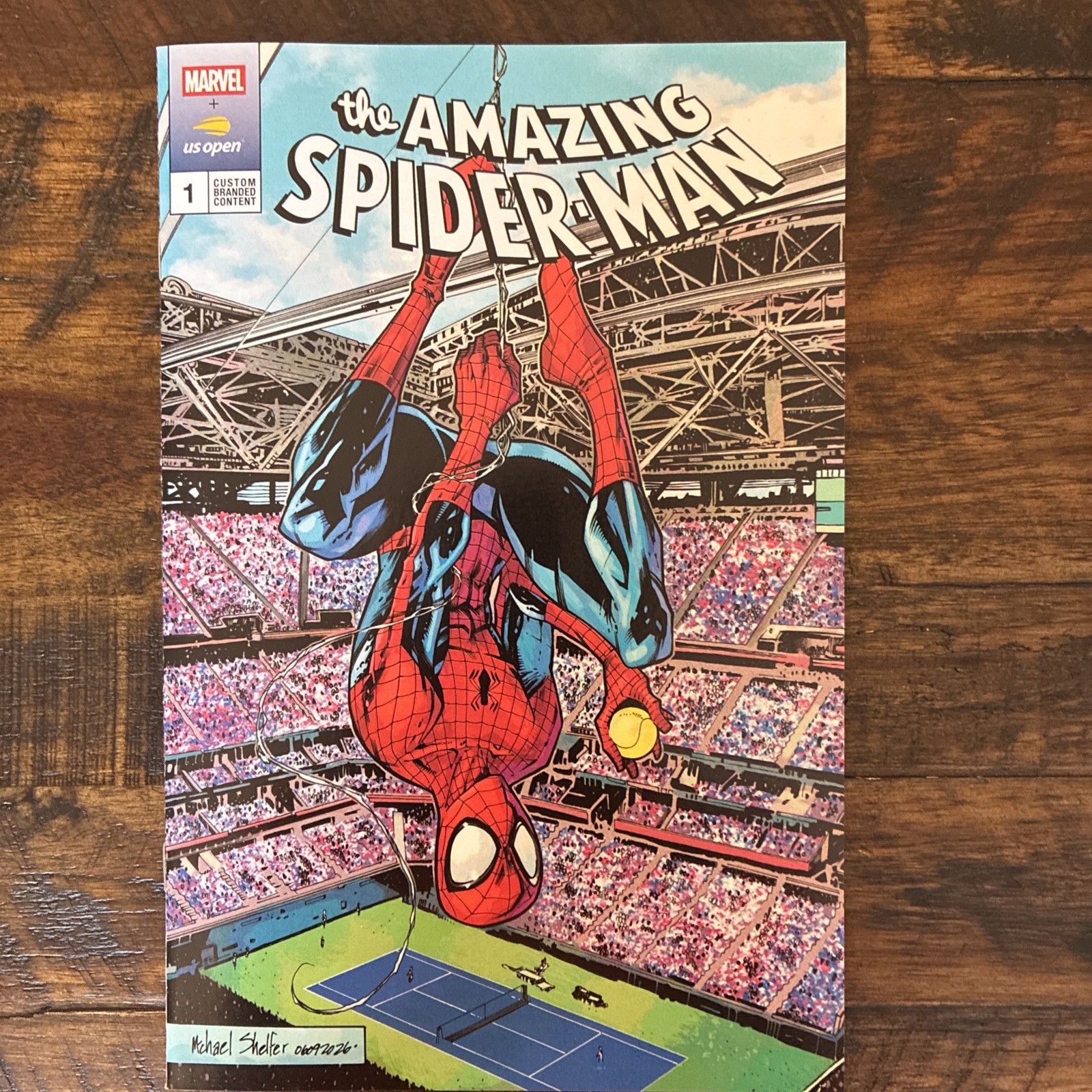 Marvel The Amazing Spider-Man Spider-Man #1 Comic US Open 2026 (Rare)