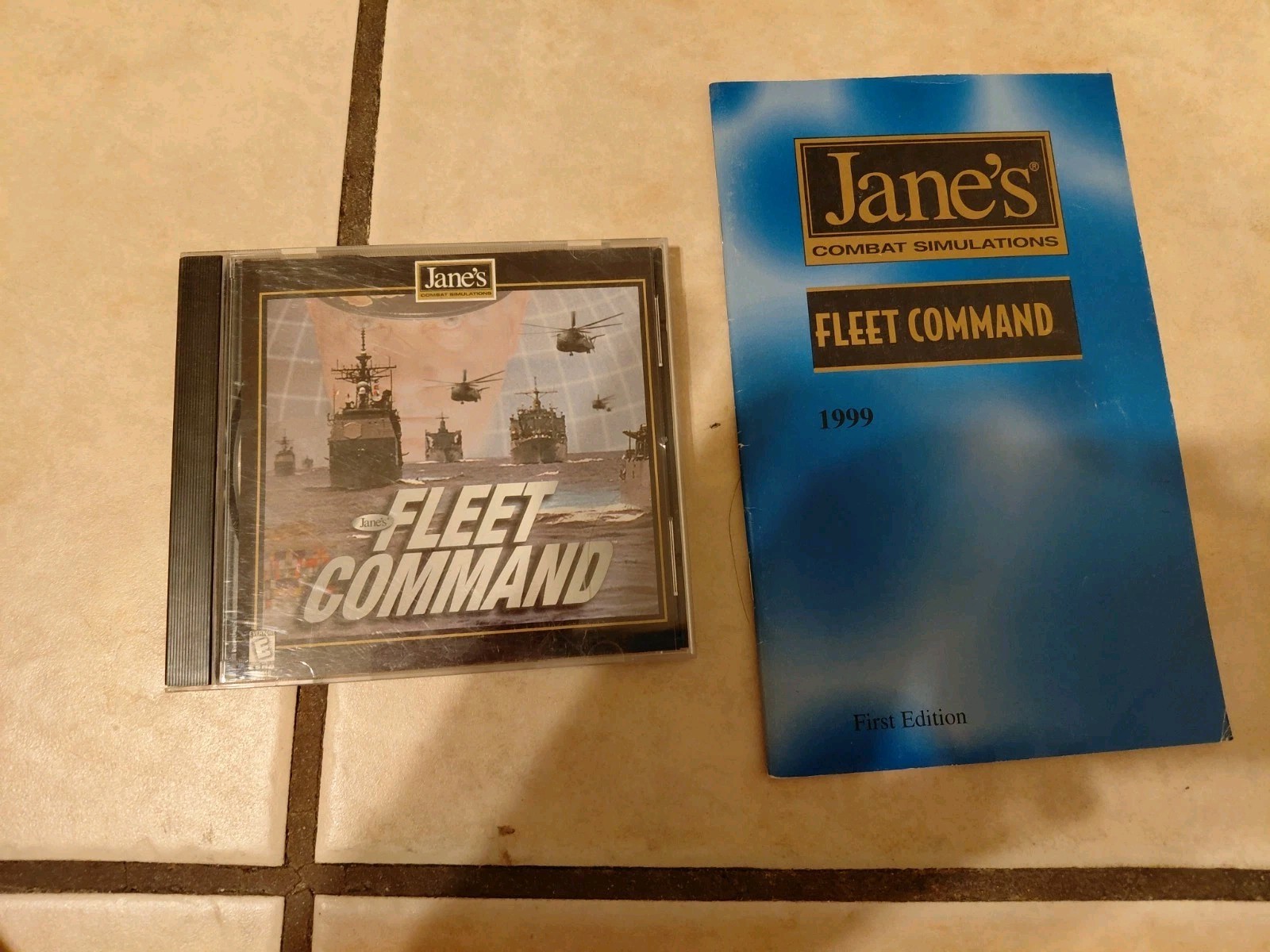 Jane's Combat Simulations Fleet Command computee game naval tactical simulation
