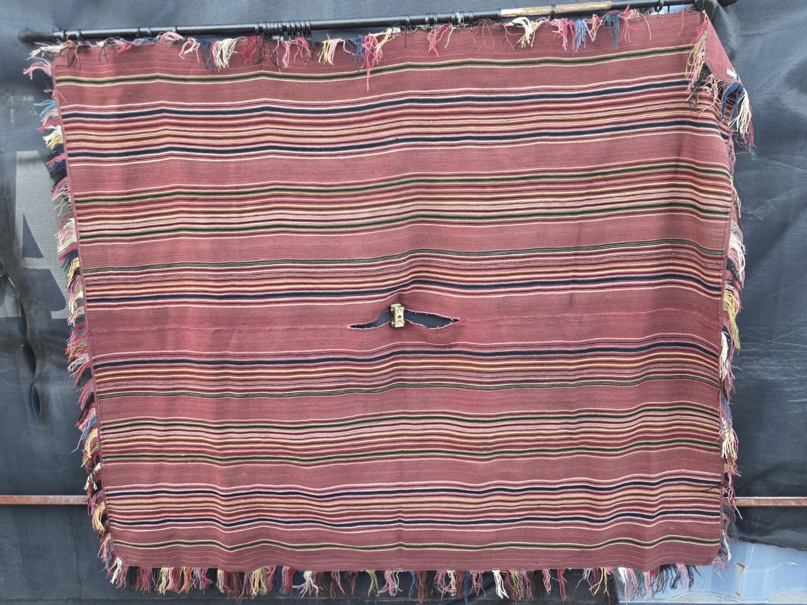 Man's Wedding Poncho Bolivian Aymara 1860-80s Gorgeous *Rare*