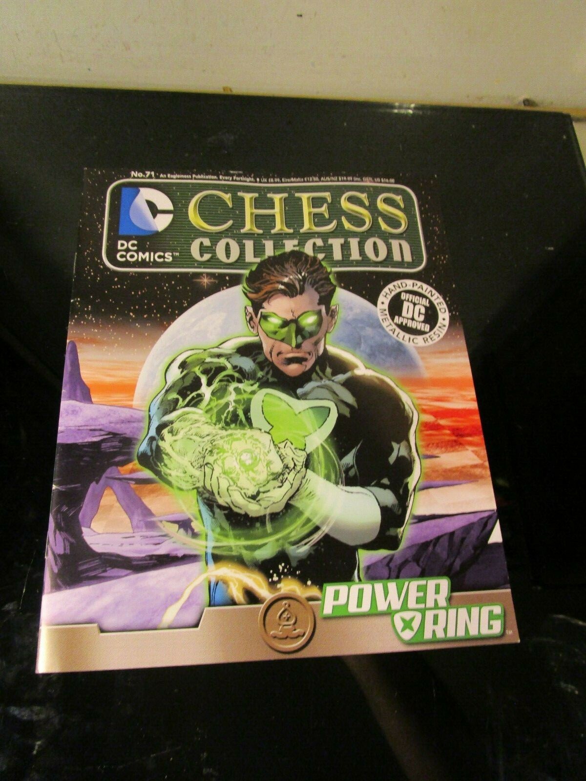 Eaglemoss  Chess Collection Magazine Only No Figure~POWER RING 71 DCGreen Lanter