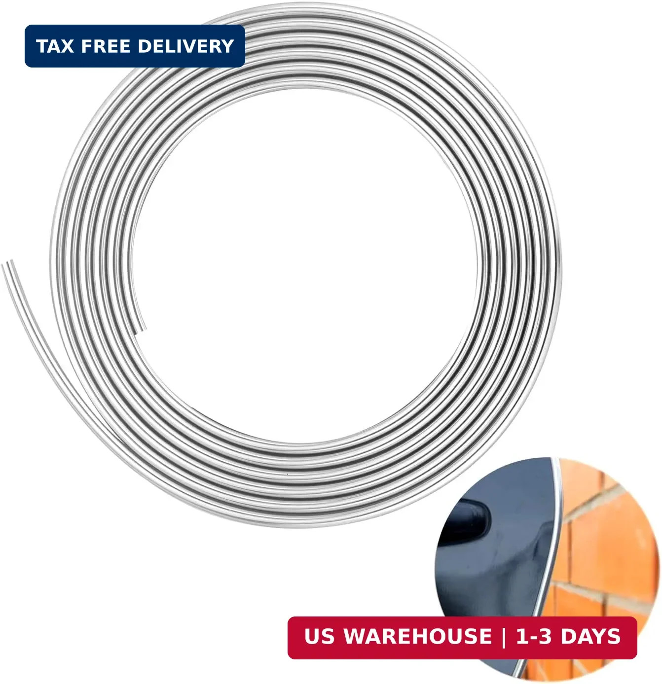 Car Door Edge Guards Chrome Silver Universal U Shape Moulding Trim Strip Automot