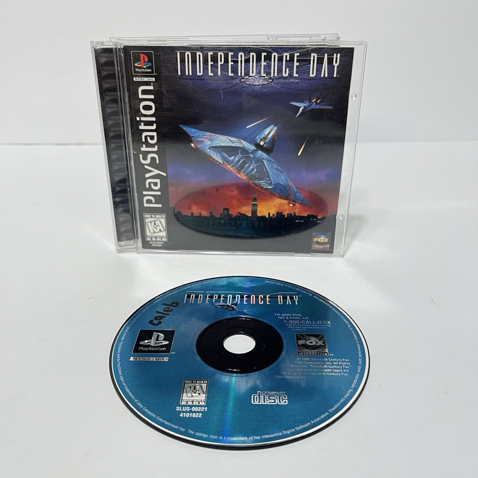 Independence Day (Sony PlayStation 1) - CIB Complete, Tested, Working