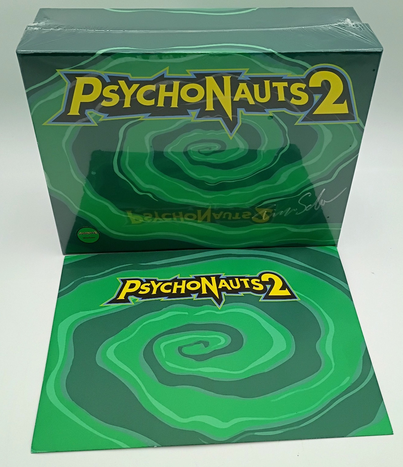 Psychonauts 2 Windows PC Collectors Edition Signed by Tim Schafer SEALED *READ*